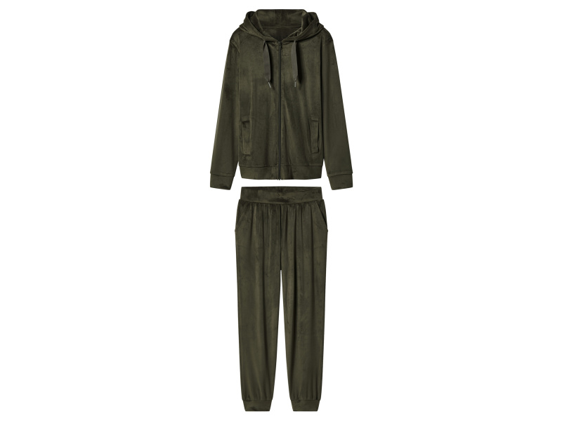 esmara® Dámská domácí souprava, 2dílná (khaki, L(44/46))