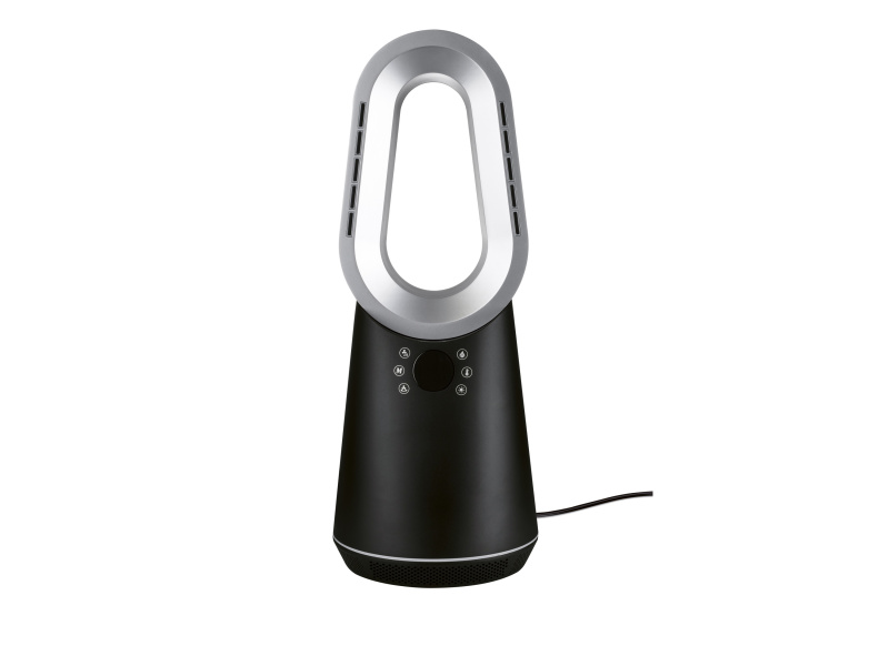 Tronic® Teplovzdušný ventilátor s LED osvětlením Trhv 1200 A1 (černá)