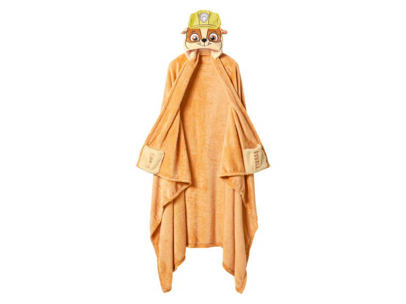 Dětská deka s kapucí, 127 x 152 cm (hnědá)