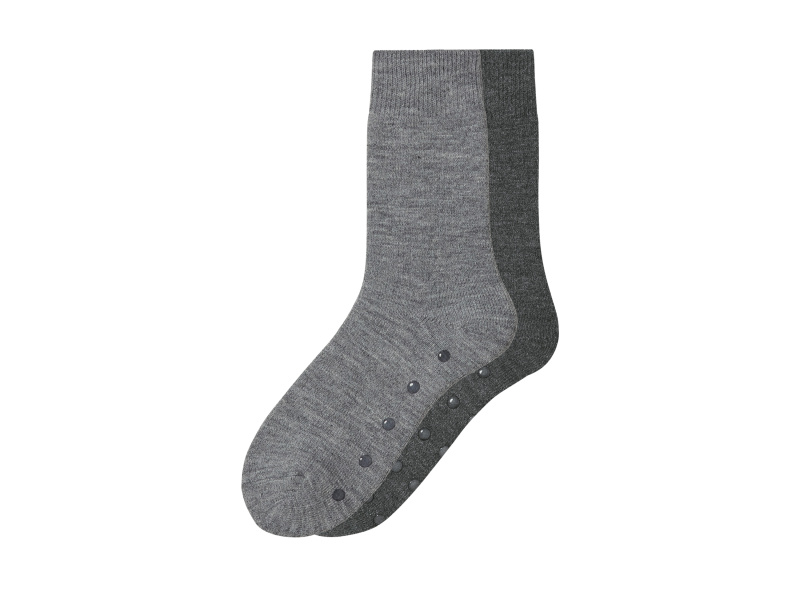esmara® Chlapecké termo ponožky, 2 páry (šedá, 31/34)