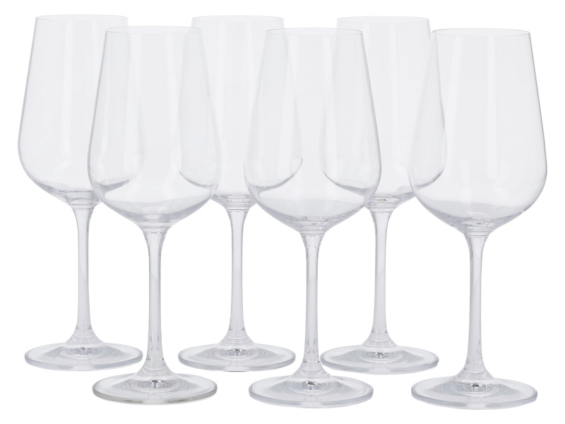 Silvercrest® Sklenice na sekt / Sklenice na bílé víno / Sklenice na červené víno / Sklenice na vodu (sklenice na bílé víno)