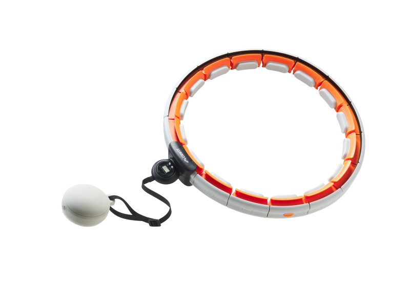 Crivit Obruč hula hoop se závažím (oranžová)