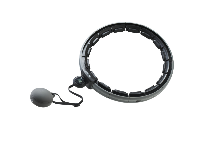 Crivit Obruč hula hoop se závažím (šedá)
