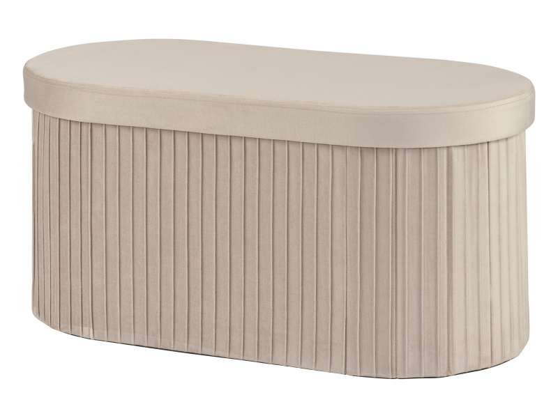 Livarno® Lavice s úložným prostorem, 75 x 38 x 38 cm (šedá)