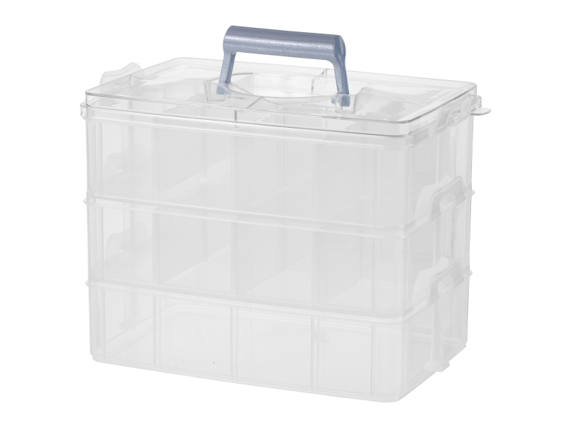 crelando® Box na šicí potřeby (úložný box s držadlem)