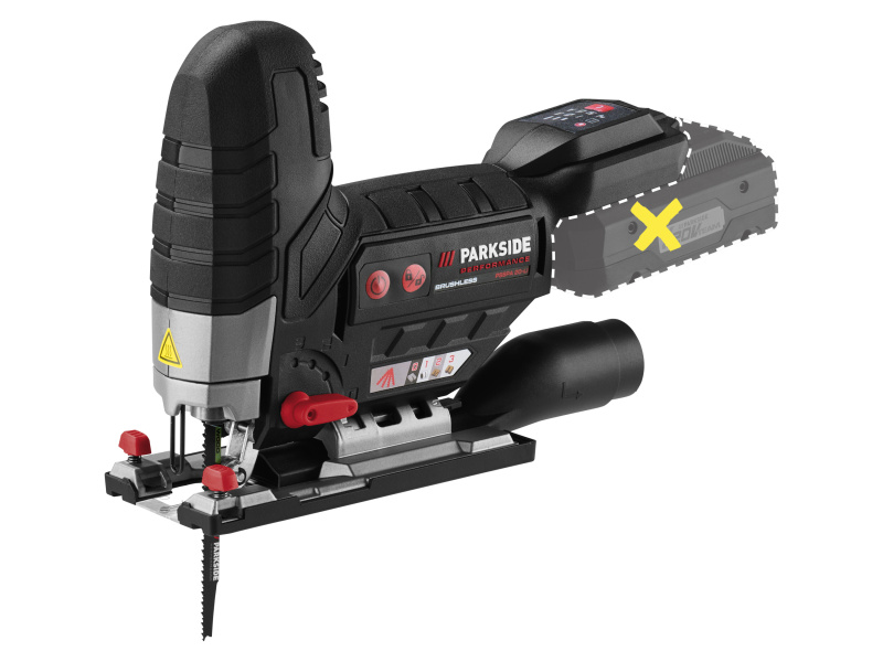 Parkside Performance® Aku přímočará pila Psspa 20-Li F4 – bez akumulátoru a nabíječky