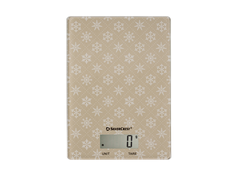 Silvercrest® Digitální kuchyňská váha SKW 5 C1 (sněhová vločka)