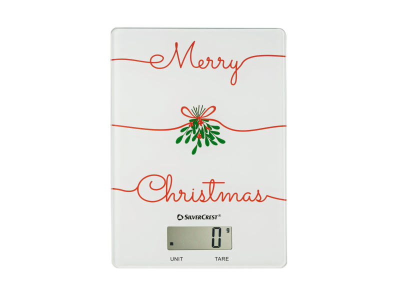 Silvercrest® Digitální kuchyňská váha SKW 5 C1 (Merry Christmas)