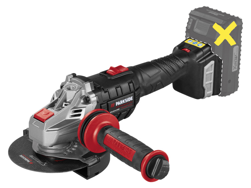 Parkside Performance® Aku úhlová bruska Pwsap 20-Li G7 – bez akumulátoru a nabíječky