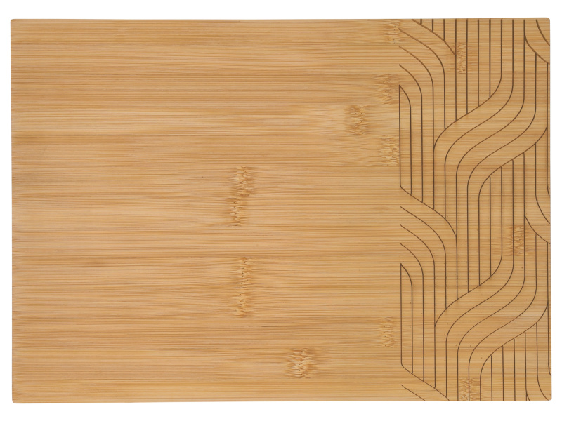 Silvercrest® Bambusové prkénko (geometrický vzor)