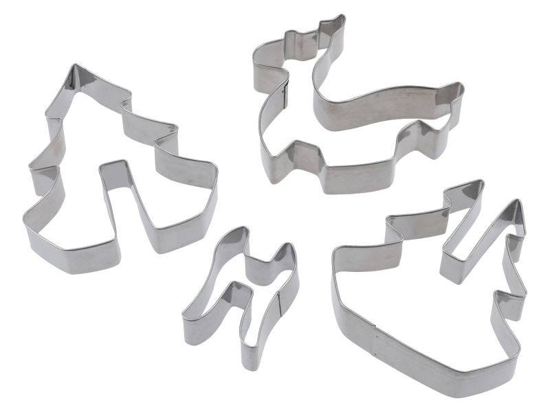 Silvercrest® Sada vykrajovacích formiček na cukroví / Sada razítek na sušenky (3D vykrajovátka na sušenky)