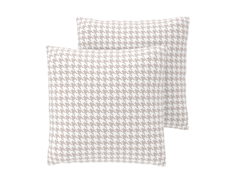 Livarno® Potah na polštář, 50 x 60 cm, 2 kusy (béžová)