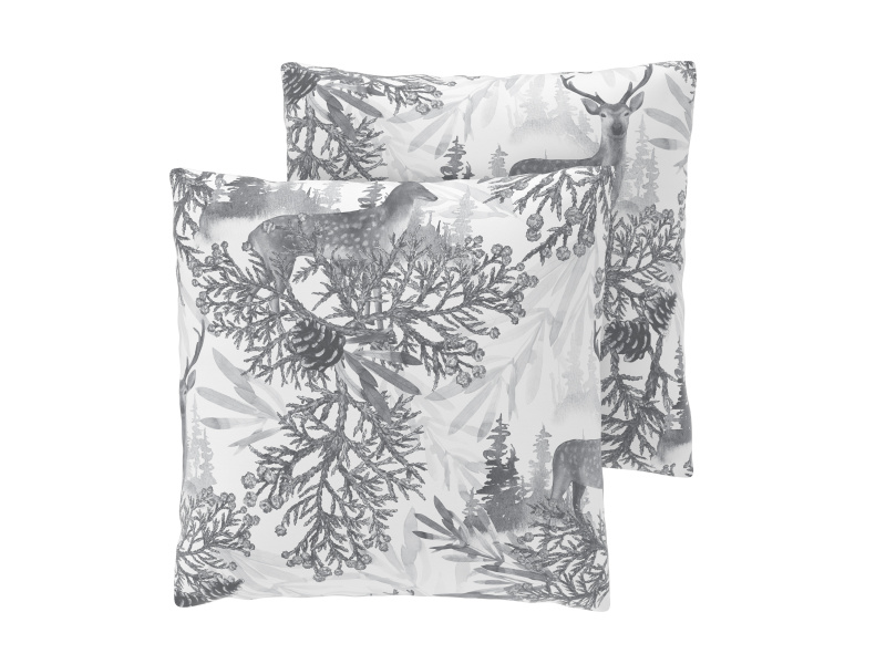 Livarno® Potah na polštář, 50 x 60 cm, 2 kusy (jeleni)