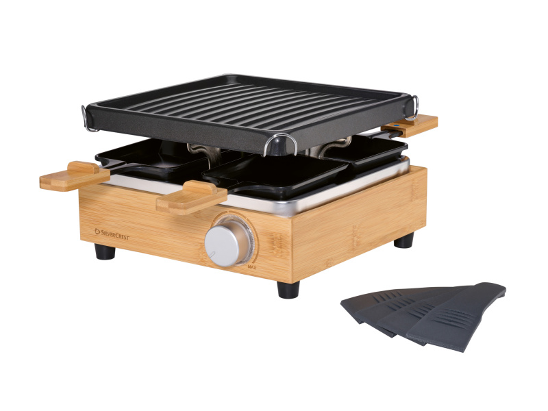 Silvercrest® Raclette gril s bambusovým povrchem Srgb 800 A1