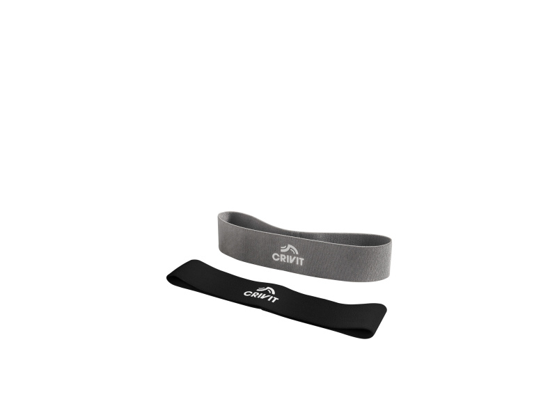 Crivit Pomůcky na posilování (sada pásků s poutky, 2dílná)