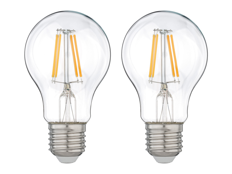 Livarno® Filamentová LED žárovka (koule E27 4,2 W, 2 kusy)