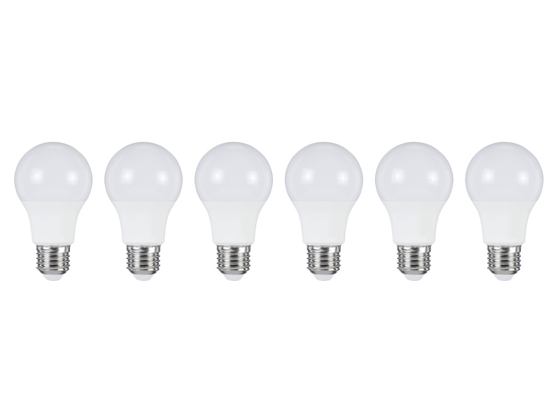 Livarno® LED žárovka, 6 kusů (hruška E27)