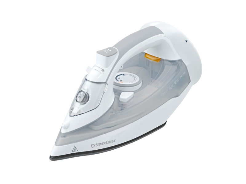 Silvercrest® Bezdrátová napařovací žehlička (světle šedá)
