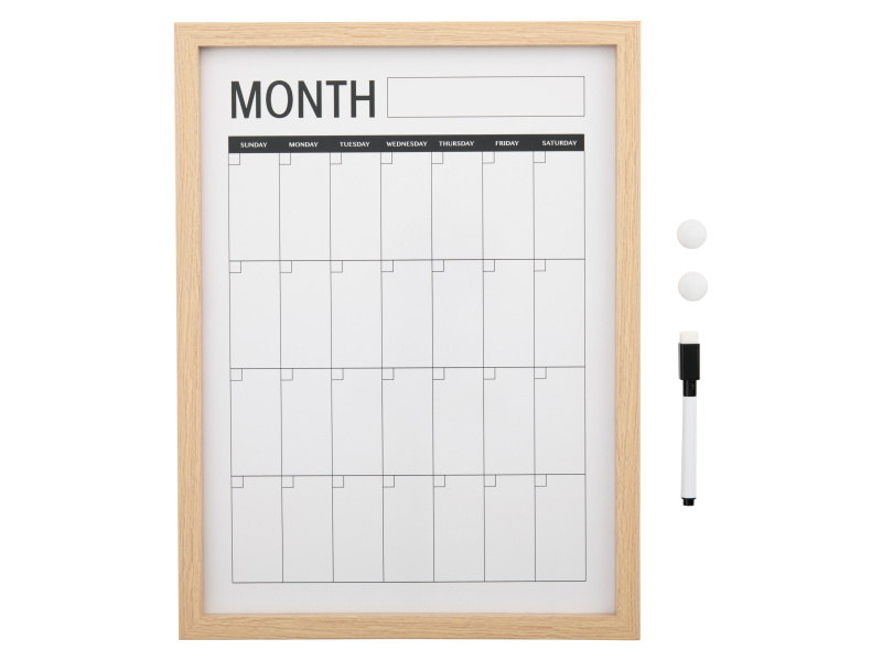 crelando® Magnetický měsíční kalendář / Magnetický týdenní kalendář / Magnetický plánovač úkolů (měsíční plánovač)