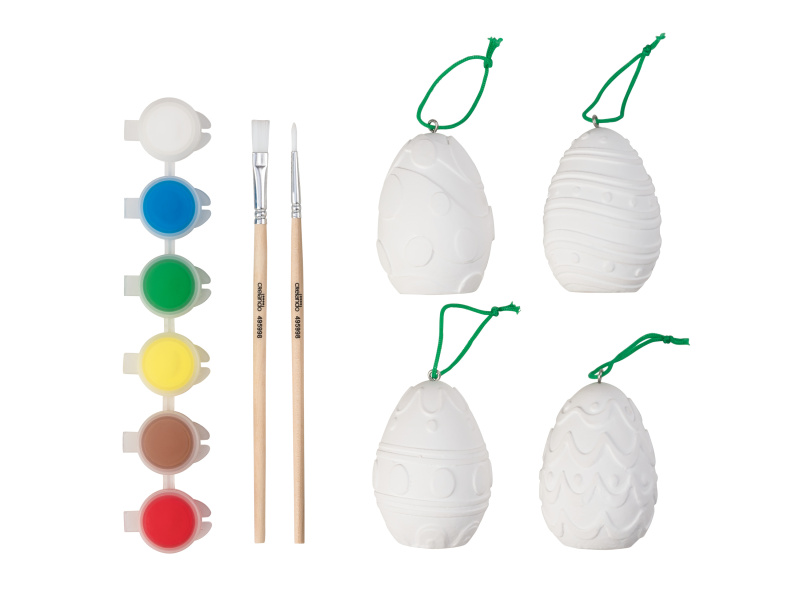 crelando® Sada na malování velikonočních figurek (Velikonoční figurky, velikonoční vajíčka)