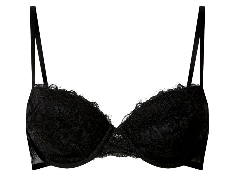 esmara® Dámská podprsenka s krajkou (černá, 80B)