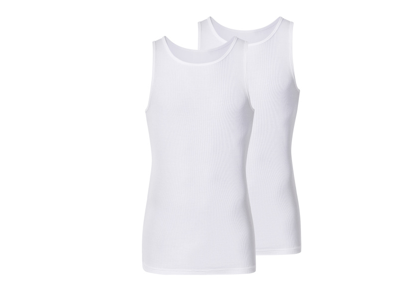 Esmara Men Pánský nátělník s BIO bavlnou, 2 kusy (6/L)