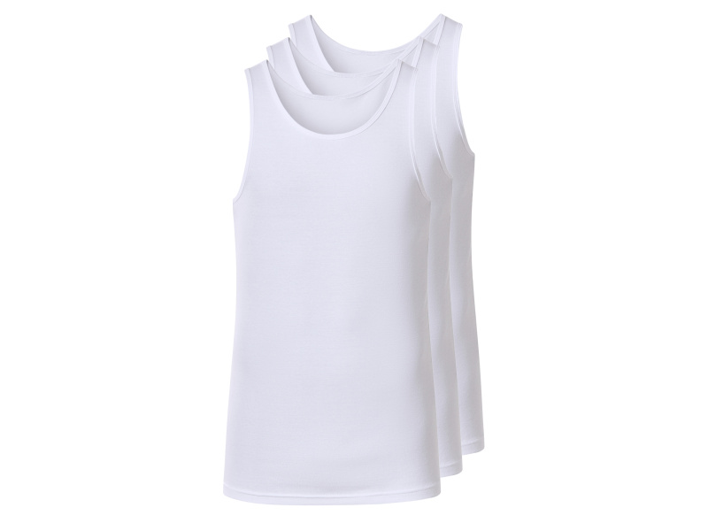 esmara Men Pánský nátělník Xxl, 3 kusy (bílá, 9/3Xl)