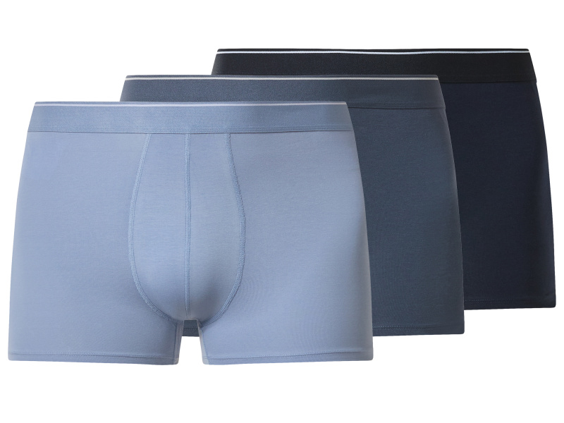 esmara Men Pánské boxerky Xxl, 3 kusy (navy modrá / modrá, 9/3Xl)