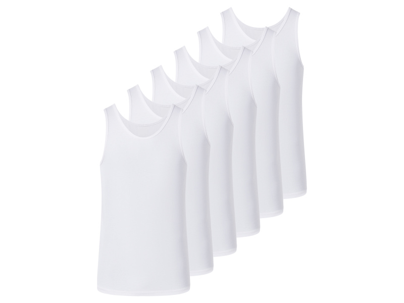 esmara Men Pánský nátělník, 6 kusů (7/Xl)