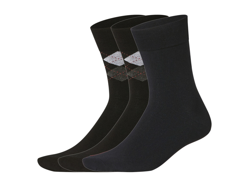 esmara Men Pánské ponožky, 3 páry (39-42)