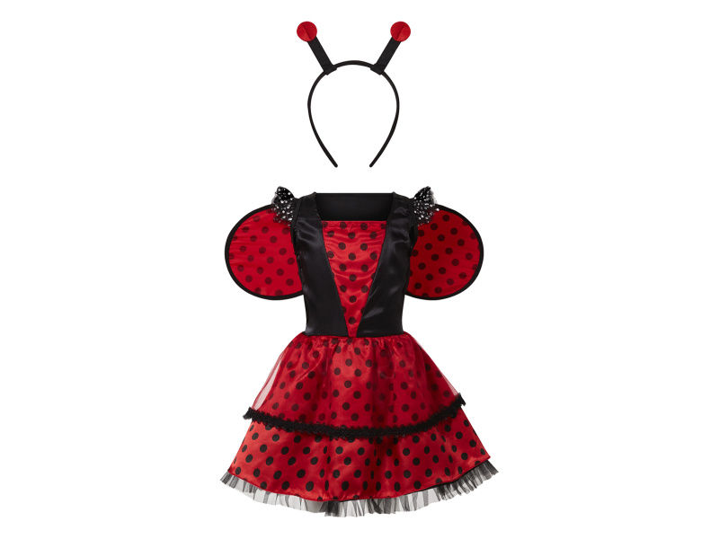 Dívčí kostým "Mořská panna" / "Beruška" / "Ledové království" / "Víla" (beruška, 134/140 (8-10 Jahre))