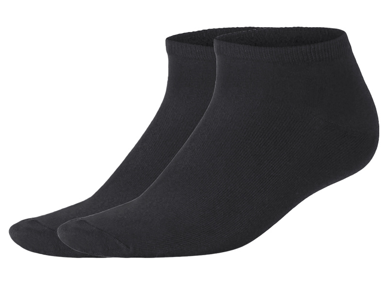 esmara® Dámské nízké ponožky, 2 páry (černá, 35-38)