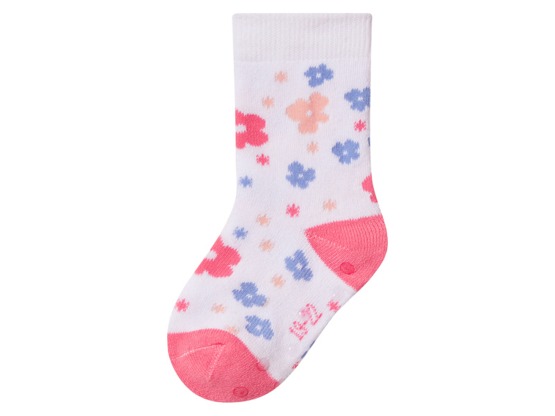 lupilu® Dětské ponožky s BIO bavlnou (květiny, 23/26)