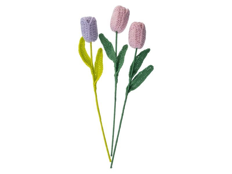 crelando® Kreativní sada na háčkování (tulipány)