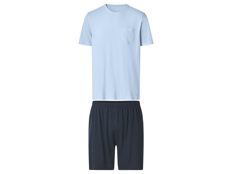 esmara Men Pánské pyžamo (světle modrá / navy modrá, XL (56/58))