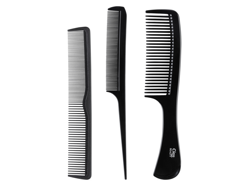 Cien Beauty Kartáč na vlasy / Kulatý kartáč / Fénovací kartáč / Sada hřebenů / Hřeben na vousy (sada hřebenů)