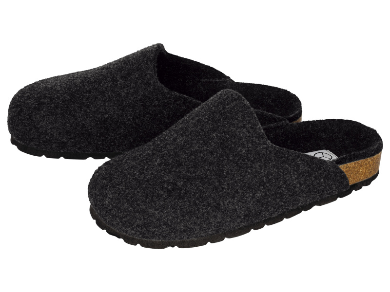 esmara® Dámské / Pánské nazouváky (černá, 39)