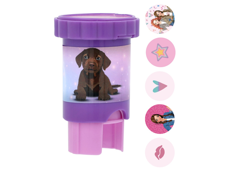 Razítko na samolepky (štěně)