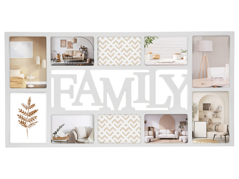 Livarno® Fotorámeček (Rodina bílá)