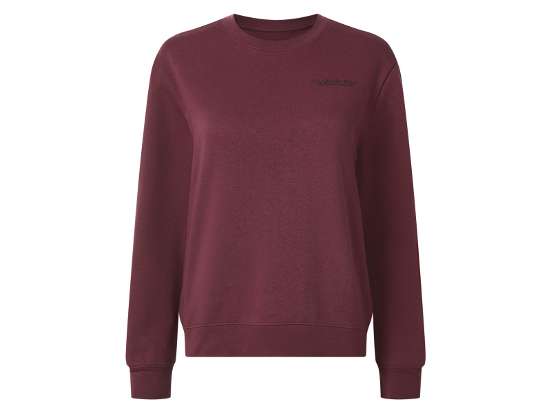 esmara® U.s. Grand Polo Dámská mikina (burgundská, M(40/42))