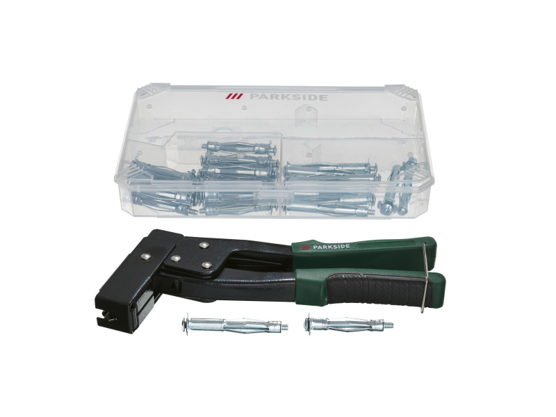 Parkside® Sada dutinových kovových hmoždinek (montážní sada pro dutinové kovové hmoždinky, 31dílná)