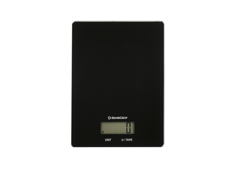 Silvercrest® Digitální kuchyňská váha (černá)