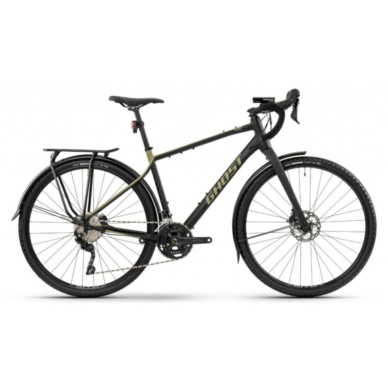 Gravel kolo Ghost Asket Essential EQ AL 28" 9.0 L (20,5", 175-190 cm) Black/Green