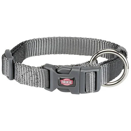 TRIXIE Obojek PREMIUM - grafit Velikost obojku PREMIUM: S-M:30-45cm/15mm