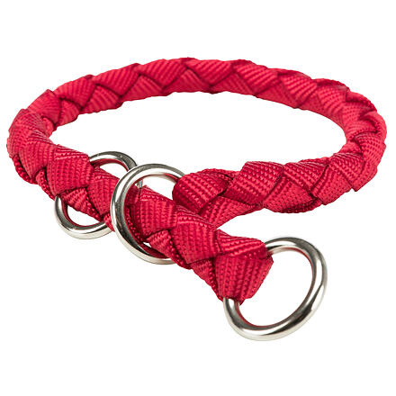 Nylonový obojek kulatý CAVO červený S 30-36cm/12mm
