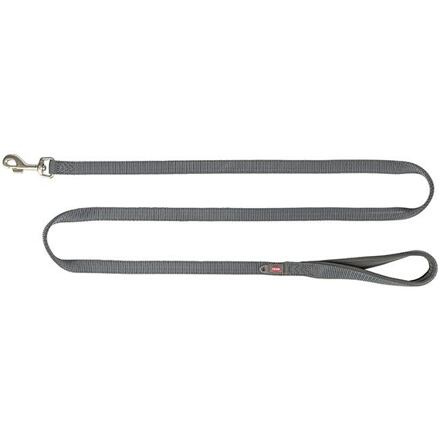 Vodítko PREMIUM extra dlouhé, grafit M-L: 1,80 m/20 mm