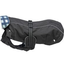 Outdoorový kabátek ROUEN 2v1, střih buldok, černá/modrá S: 36 cm
