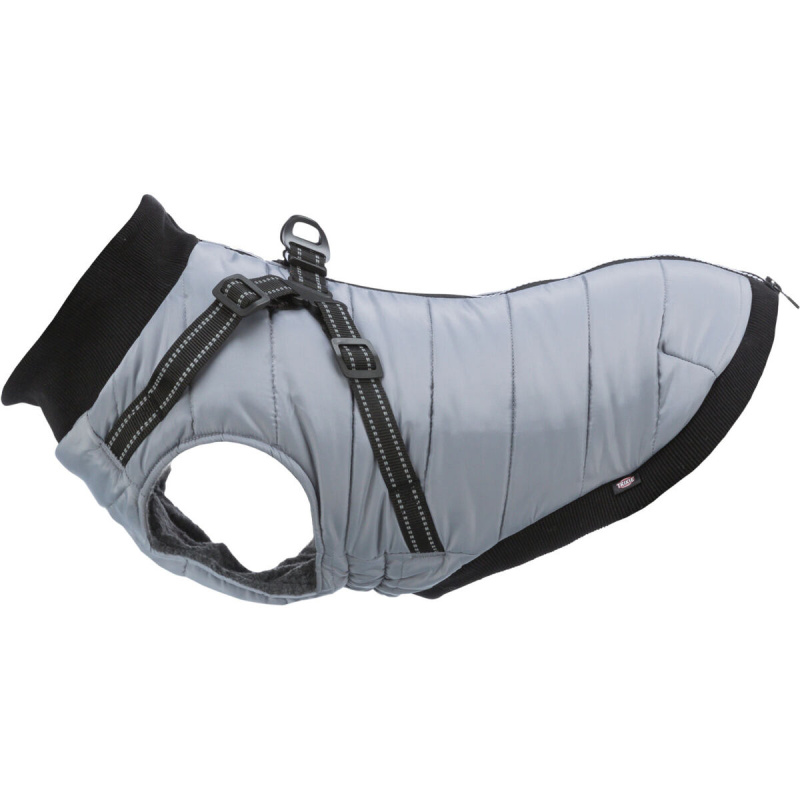 Obleček PONTIS - vesta s postrojem, stříbrošedá S: 36cm, hruď: 52-56cm, krk: 40cm