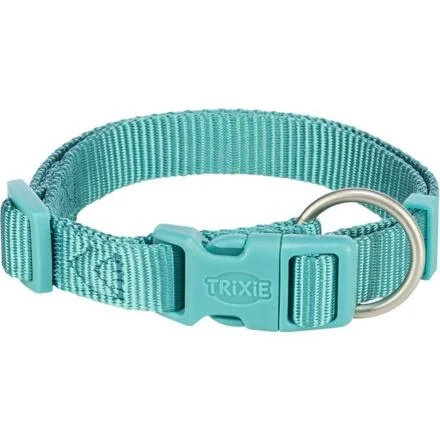 Nylonový obojek PREMIUM, aqua - XS-S:22-35/10mm