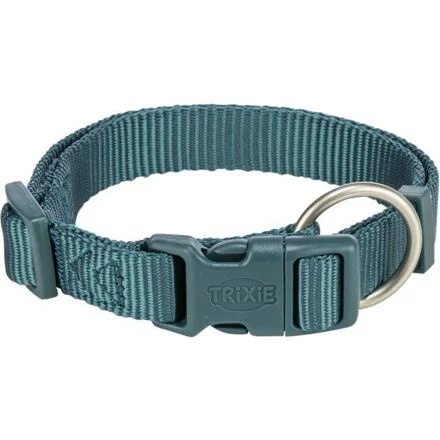 Nylonový obojek PREMIUM, petrolejová S:25-40cm/15mm